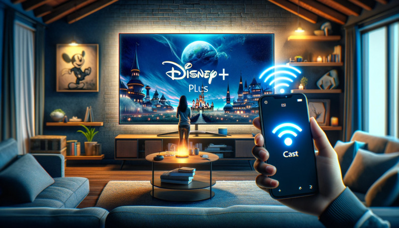 如何將DisneyPlus從手機傳輸到電視？