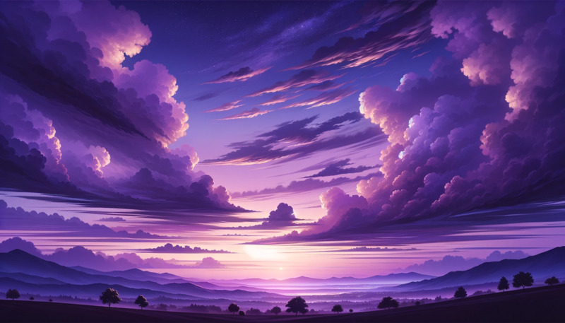 紫色的天空是什麼意思？ 紫色天空是否意味著風暴？