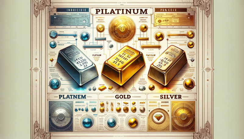 鉑金,黃金和銀哪個價值比較好？