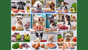 狗狗可以吃魷魚、章魚、鮭魚、蝦子、薯條、貽貝、雞蛋、葡萄、馬鈴薯和番茄嗎？ 狗狗會對海鮮過敏嗎？ 狗狗不能吃什麼海鮮？