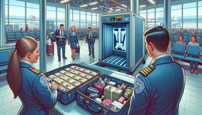 機場X射線能看到錢嗎？ 機場X光機能偵測到什麼？ 機場搜索遊客行李箱是否合法？