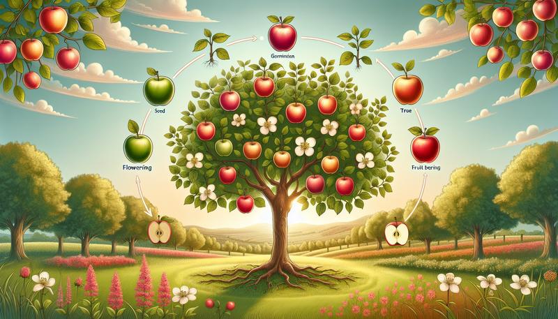 一棵蘋果樹的壽命是多少？一生能結多少果？