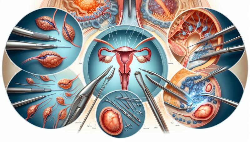 切除卵巢的手術有幾種類型？