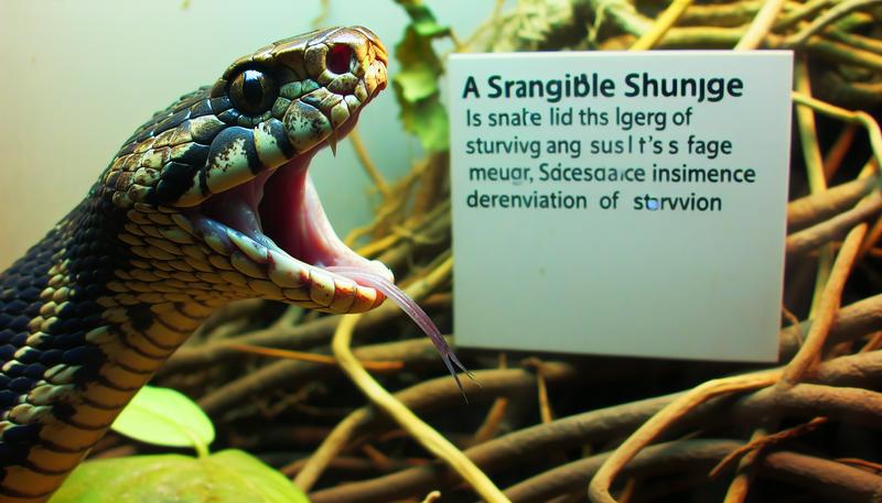 蛇能不吃東西多久？
