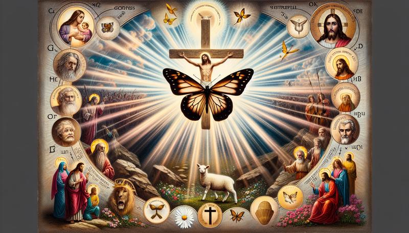 在聖經中上帝派蝴蝶來意味著什麼？為什麼蝴蝶是耶穌的象徵？