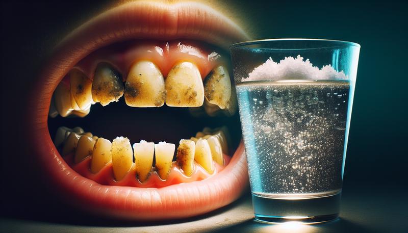 鹽水漱口會弄髒牙齒嗎？