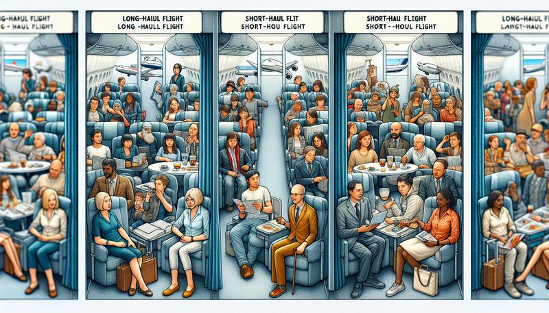 什麼是長途飛行和短程航班？ 短途航班和长途飞行有哪些主要区别？对乘客来说有何不同体验？