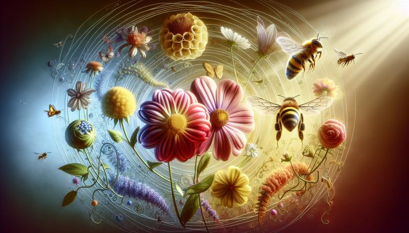 花香如何在自然界中吸引授粉者和傳播花粉？