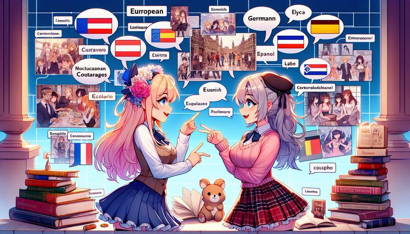 哪些動漫女孩角色取自歐洲語言？