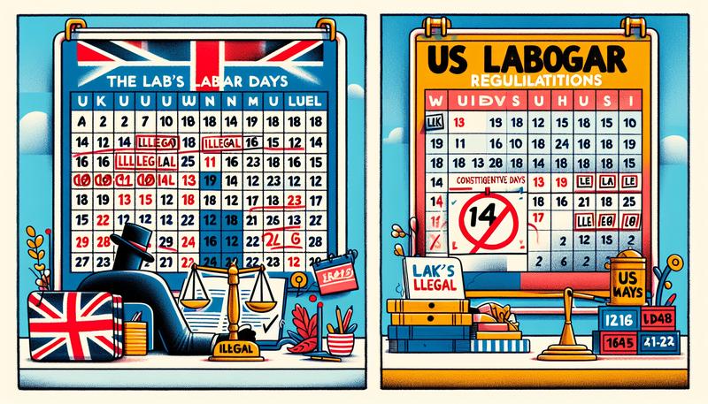 在英國連續工作日是14天是否違法？在美國您可以連續工作多少天而無需休息一天？