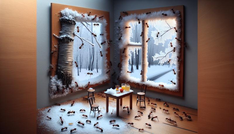 冬天螞蟻會離開我家嗎？ 螞蟻能在冬天生存嗎？ 為什麼冬天會有螞蟻？ 螞蟻如何在冬季生存和尋找食物？