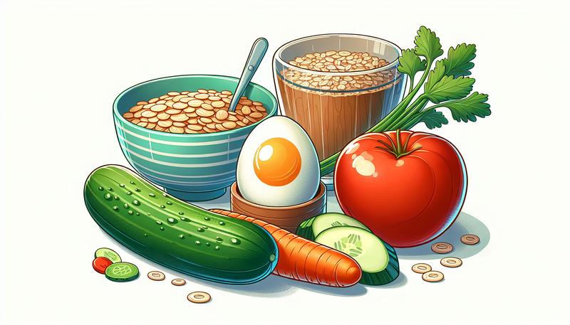 煮雞蛋、黃瓜、胡蘿蔔、番茄、蘋果和桂格燕麥哪個對糖尿病患者更好？