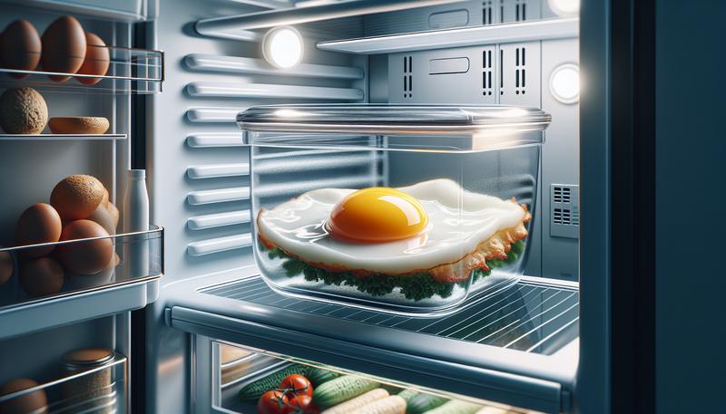 煎蛋在冰箱中的最佳存放位置是哪裡？