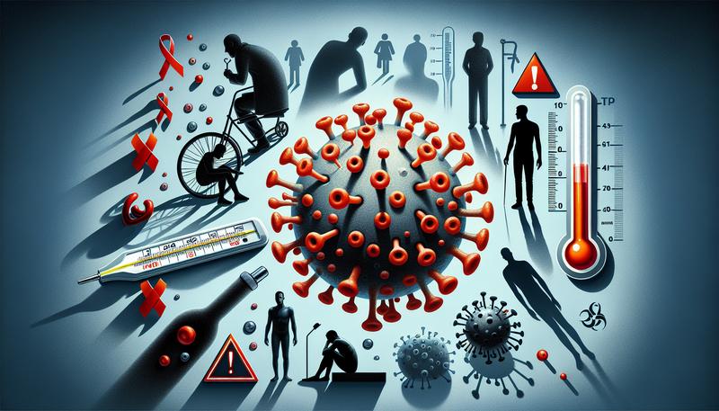 對於HIV感染者來說,發燒是否可能是機會性感染的警訊？