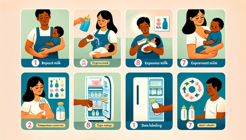 如何正確儲存和處理母乳？