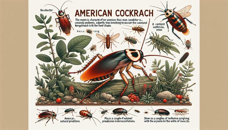 美國蟑螂在自然界中有哪些天敵？