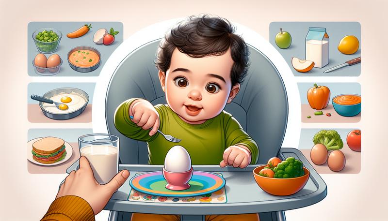 嬰兒什麼階段可以食用雞蛋？ 一歲寶寶一天吃幾顆蛋？